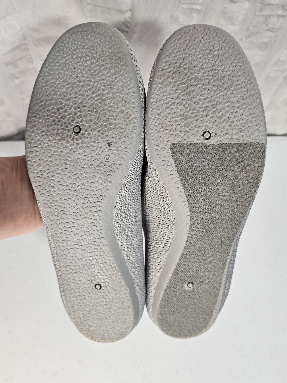 Danskin Flex Navy Knit Slip-On Flats with Round Toe Womens 9 - Picture 10 of 12